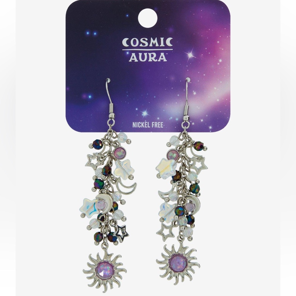 Cosmic Aura Celestial Cascade‎ Opal Earrings Hot Topic